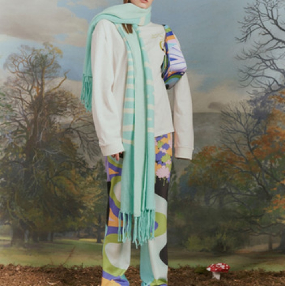 NWT House of Sunny Fabulous Scarf Mint Vol 18